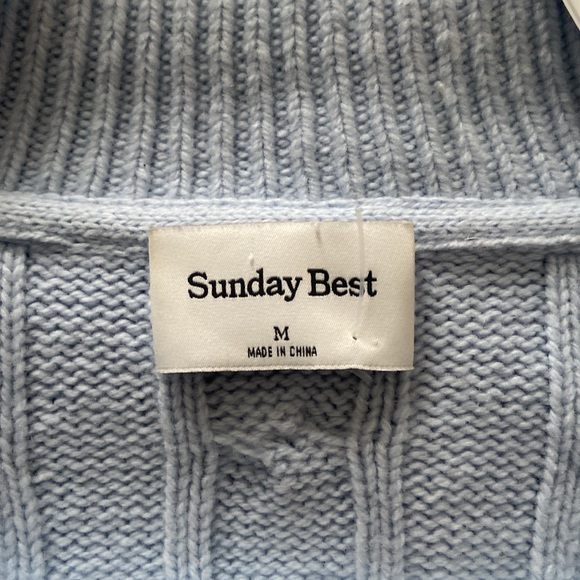 Never worn Aritzia (Sunday Best) collared knit sweater - Picture 2 of 4